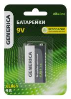 Батарейка щелочная Батарейка Alkaline 6LR61 9V GENERICA (ABT-6LR619V-ST-L02-G) ABT-6LR619V-ST-L02-G