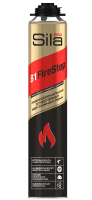 Пена монтажная профессиональная Пена огнестойкая Sila Pro B1 Firestop, 750 мл SPFR45