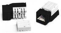 Вставка Keystone Jack RJ-45 KJ9-8P8C-C5e-90-BK 432650