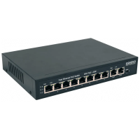 Коммутатор 10-портовый Gigabit Ethernet с PoE SW-20820(120W) 013233