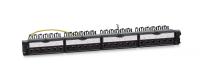 Патч-панель 19" (1U), 24 порта RJ-45, категория 6a, полностью экранированная PL-24-KJ-RJ45-Cat.6a-SH-180T (11834c) 11834c