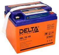 Аккумулятор герметичный свинцово-кислотный Delta GEL 12-45 4614010140009