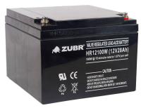 Аккумулятор герметичный свинцово-кислотный ZUBR HR 12100 W (12V, 28Ah) HR12100W
