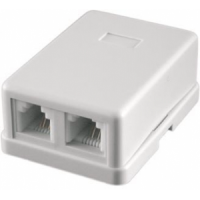 Розетка компьютерная RJ-45-2 (8P8C) 104303